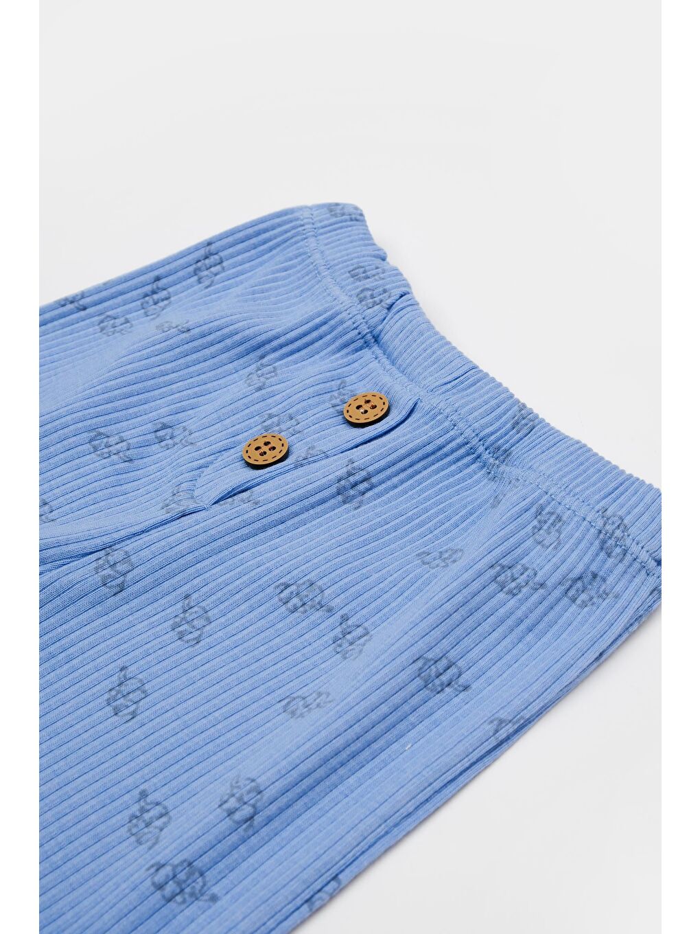 Mavi Organik Modal Fil Baskılı 2 Li Takım csym11701-5