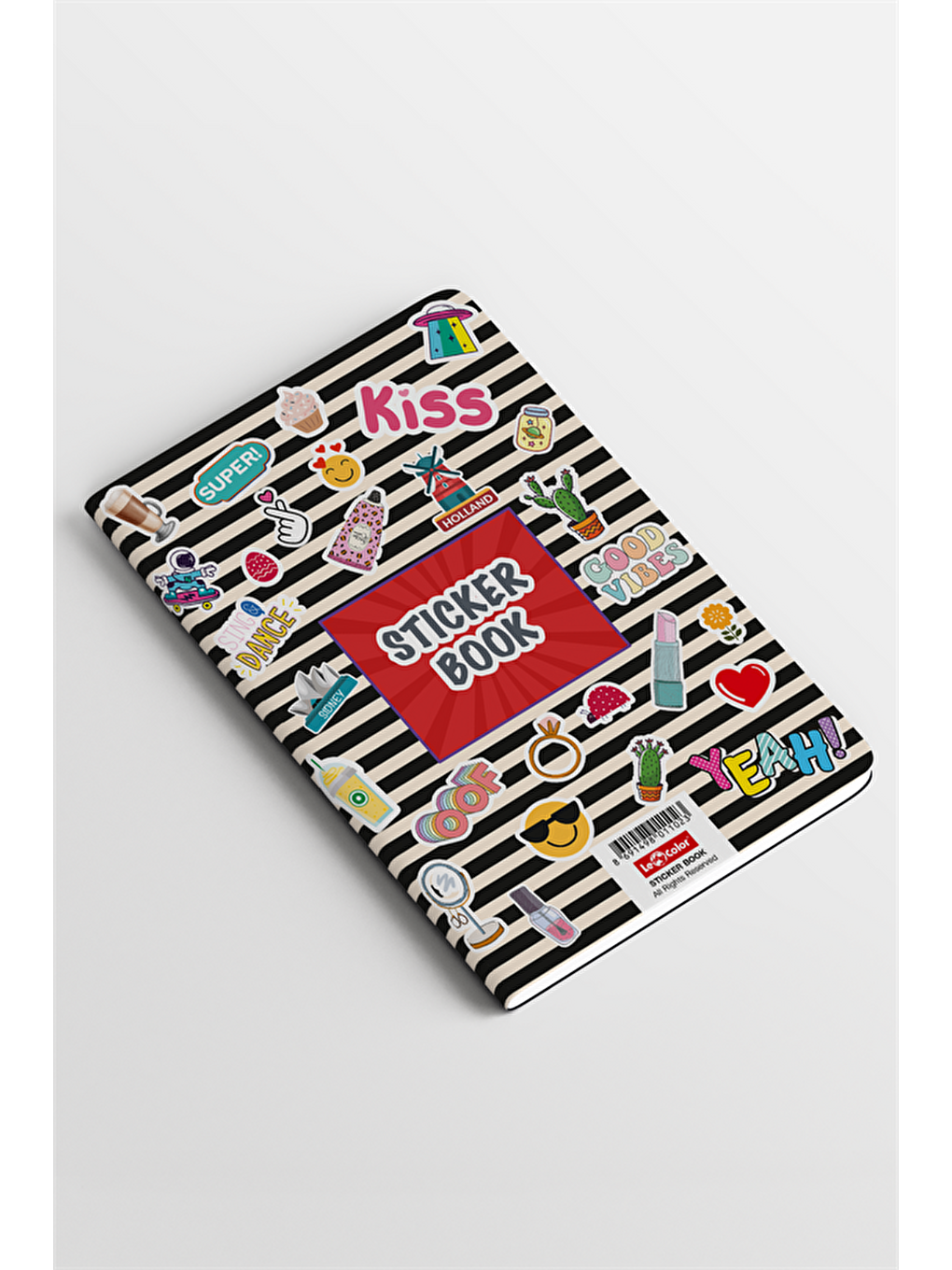 Sticker Book 756 Adet Renkli Etiket Kiss-1