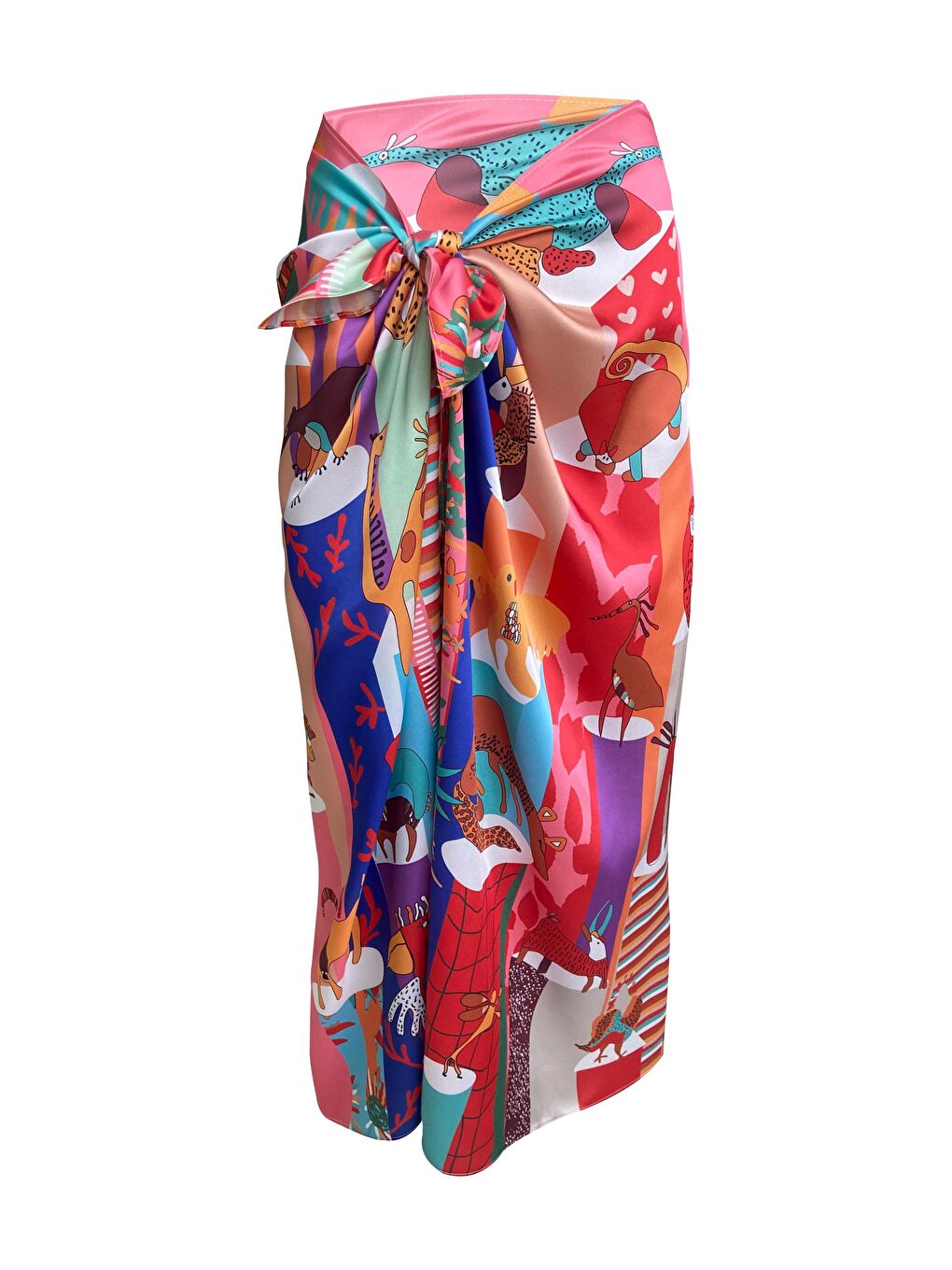 Pembe Elena City&Animal Pareo (İç Göstermez)-2