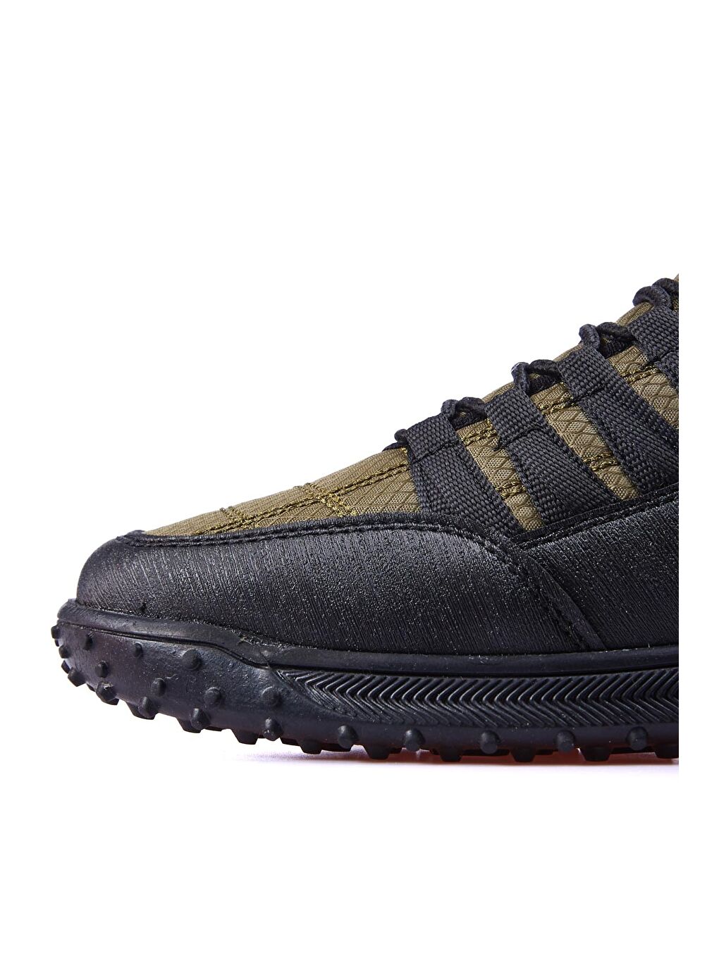 Haki Bağcıklı File Detaylı Suni Deri Erkek Spor Ayakkabı - 89114-2