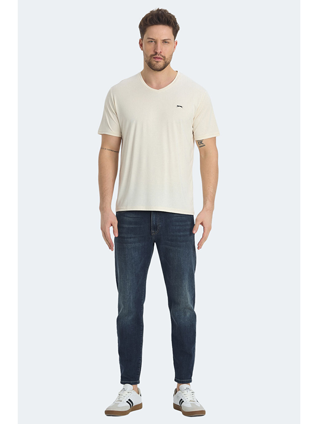 KRAKKER Erkek Bej Tişört-6