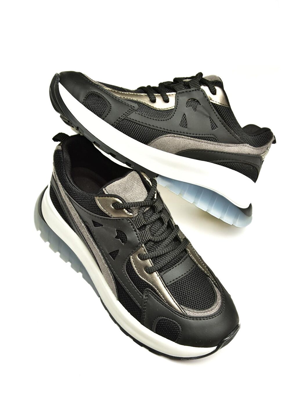 U9732138 Siyah Kadın Sneakers-2