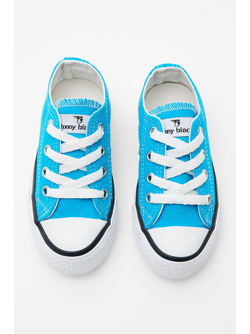 Çocuk Unisex Bebe Mavisi Rahat Kalıp Bağcıklı Sneaker-2