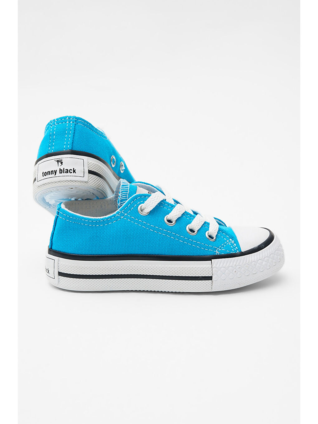 Çocuk Unisex Bebe Mavisi Rahat Kalıp Bağcıklı Sneaker-3