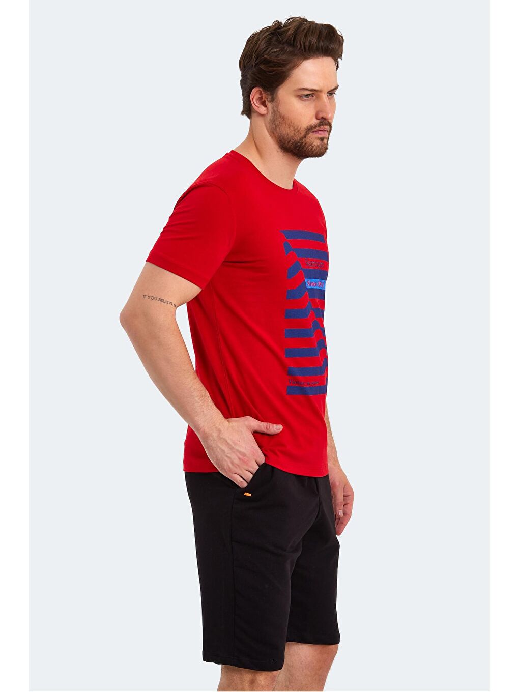 SLAZENGER Kırmızı KATELL Erkek T-Shirt Kırmızı - 1