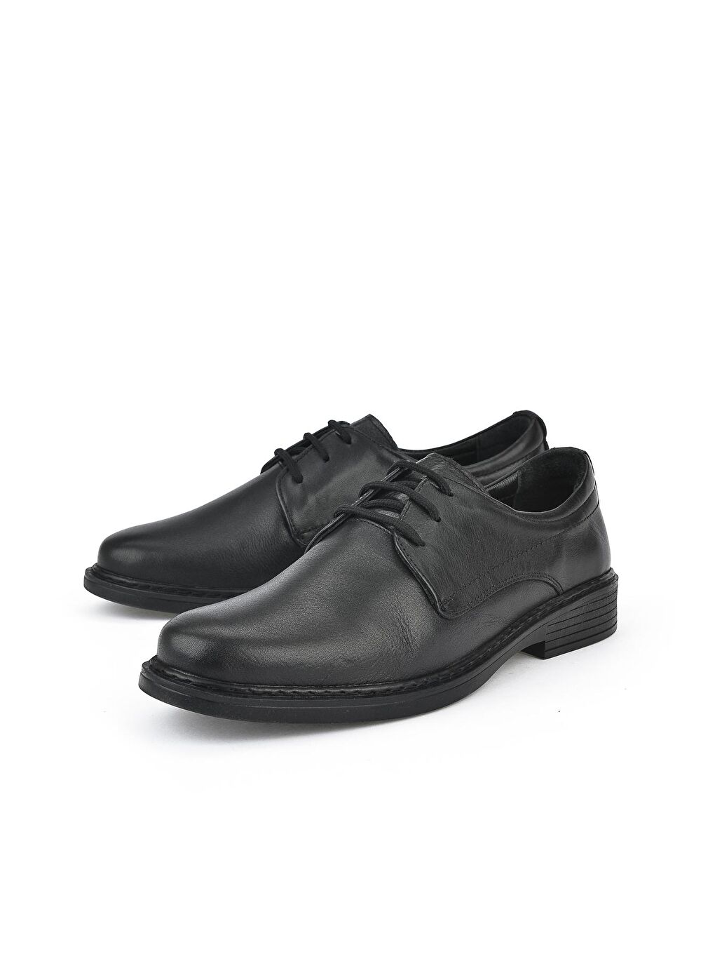 Erkek Hakiki Deri Ayakkabı 13110 AP23501 Siyah-4
