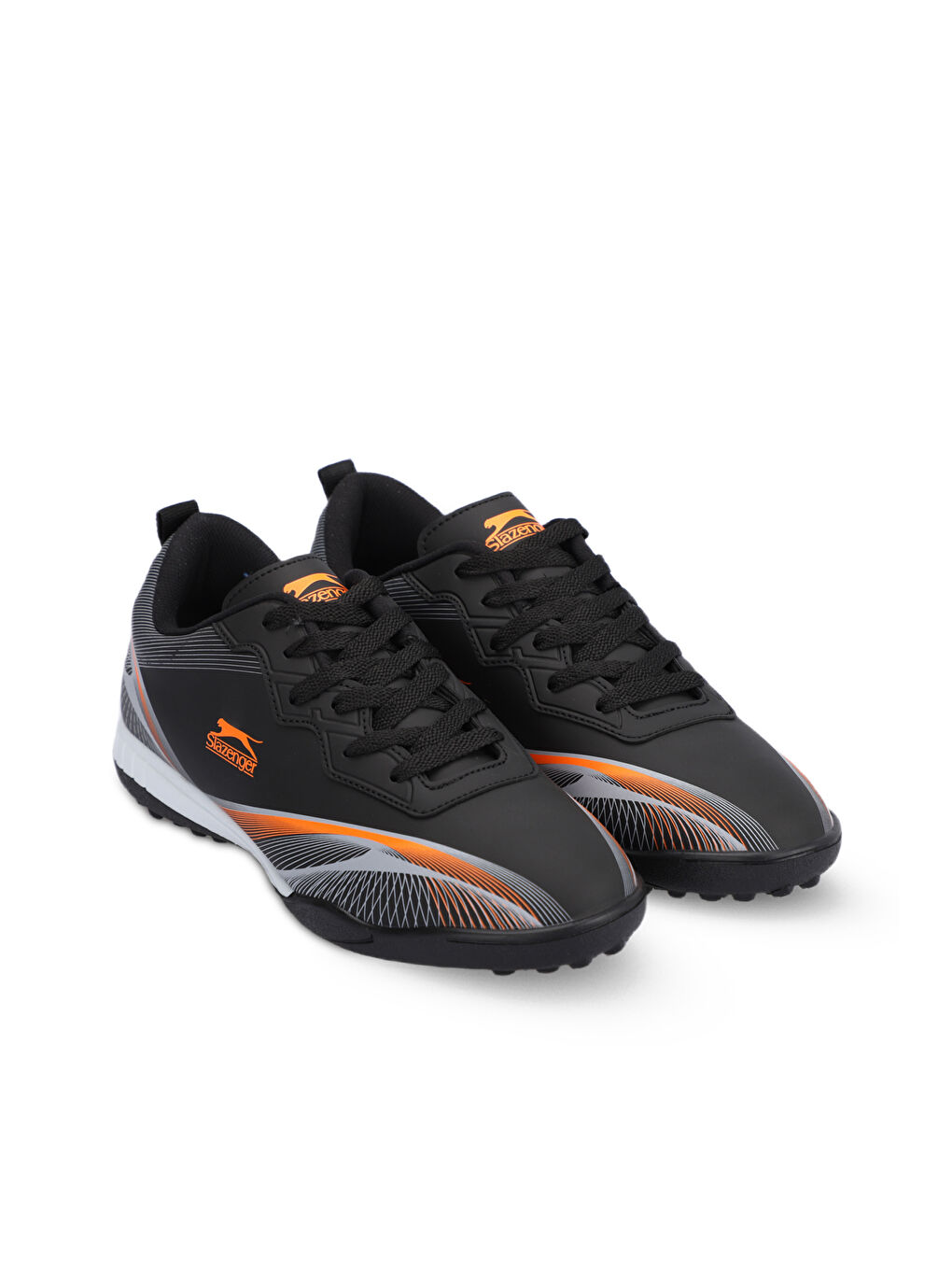MARCELL HS Erkek Çocuk Futbol Ayakkabı Siyah / Turuncu-1