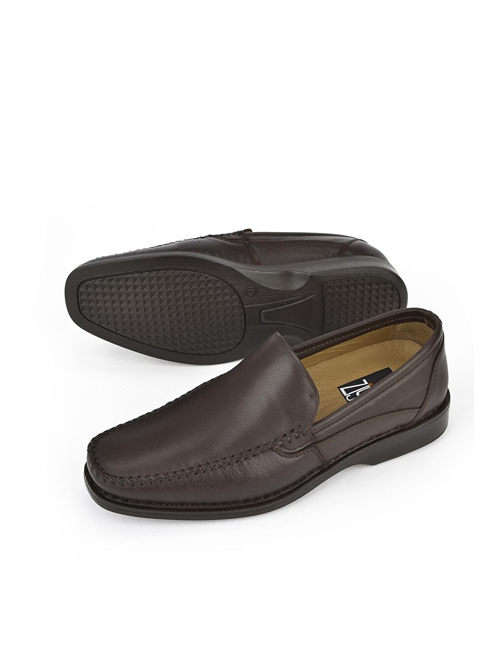 Kahverengi Erkek Hakiki Deri Ayakkabı 13110 O11-1 Kahve-3