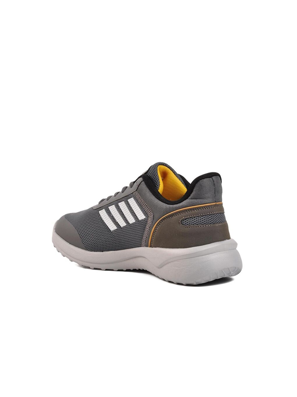 Gri B100-Y Füme-Beyaz Fileli Erkek Spor Ayakkabı-3
