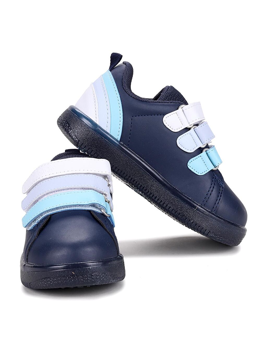 Lacivert Sun Günlük Işıklı Cırtlı Kız/Erkek Çocuk Spor Ayakkabı 220.21Y.212-1