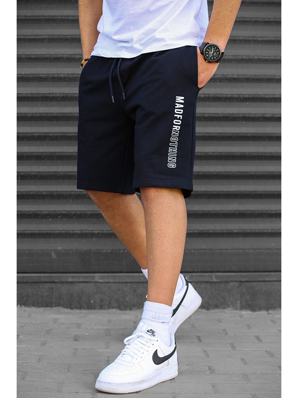 Lacivert Kapri Şort 5403