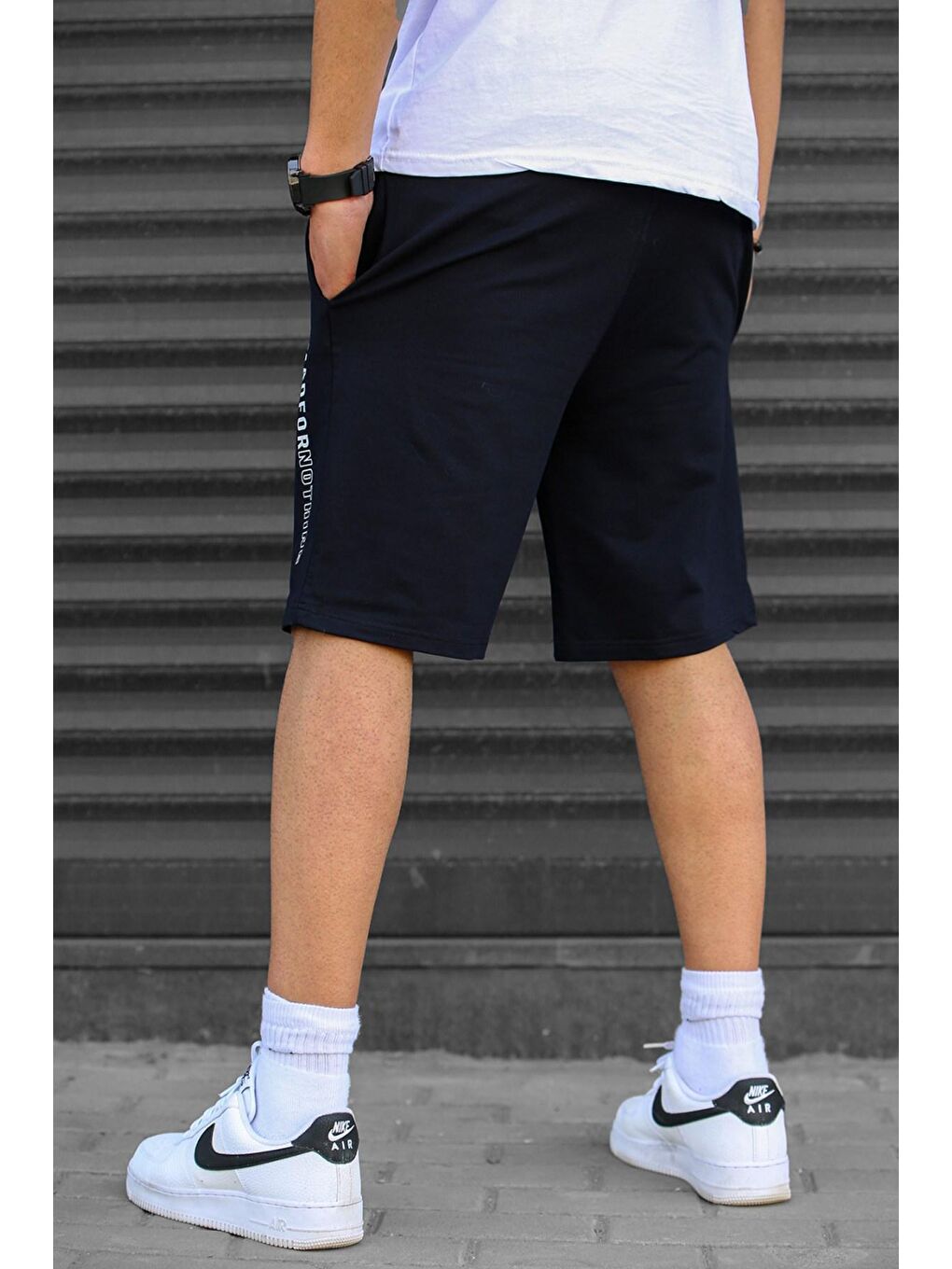 Lacivert Kapri Şort 5403-2