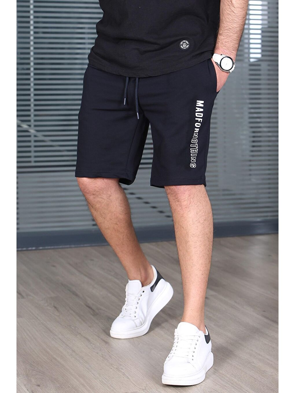 Lacivert Kapri Şort 5403-3