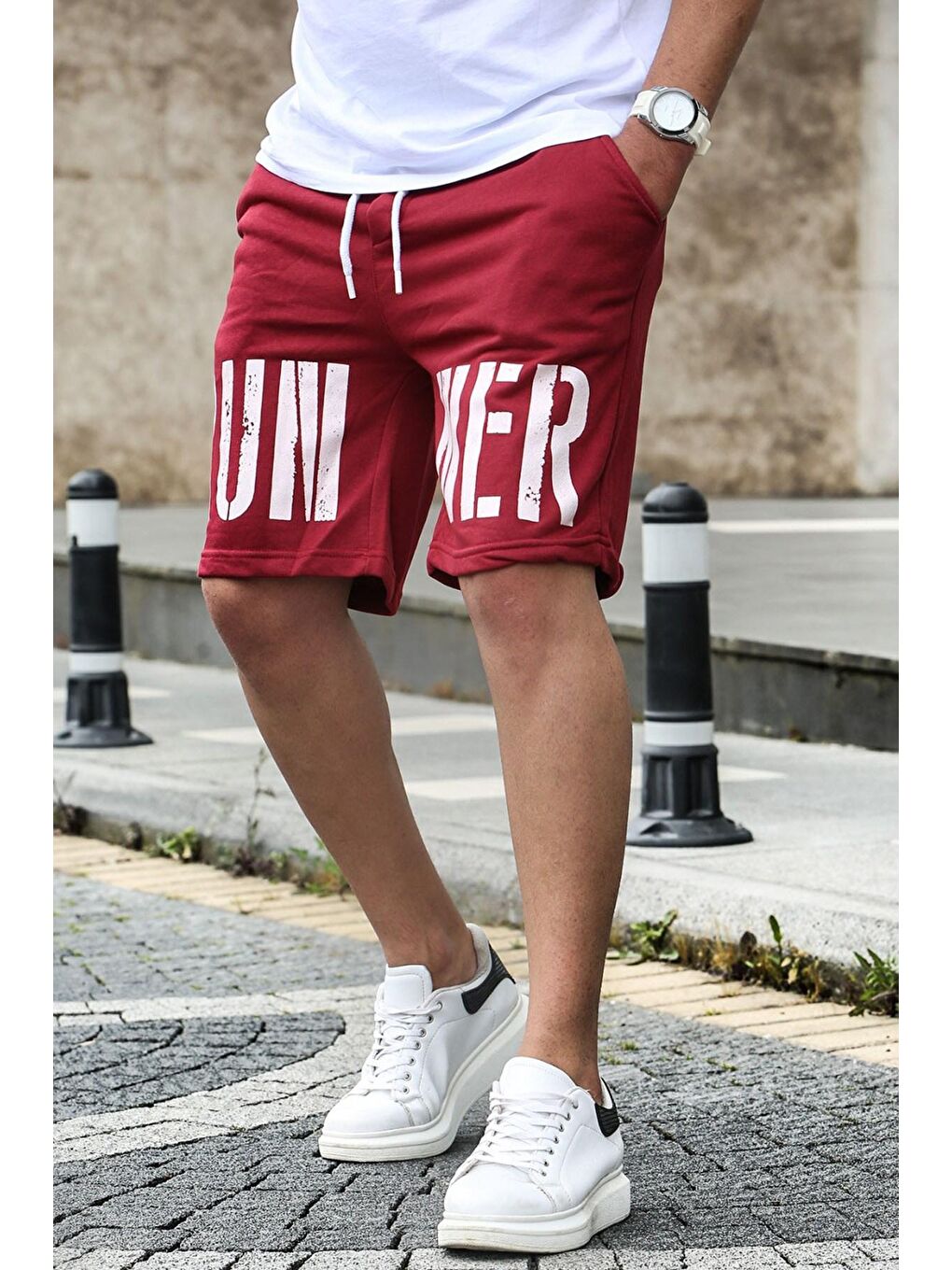 Bordo Erkek Regular Fit Şort 4843