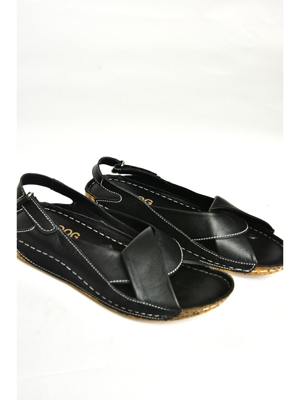 U5550610 Siyah Kadın Sandalet