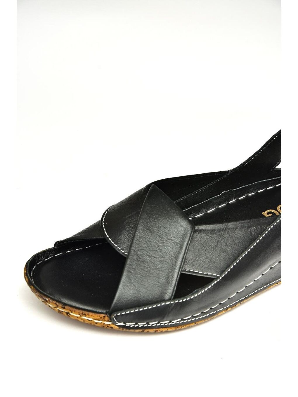 U5550610 Siyah Kadın Sandalet-1