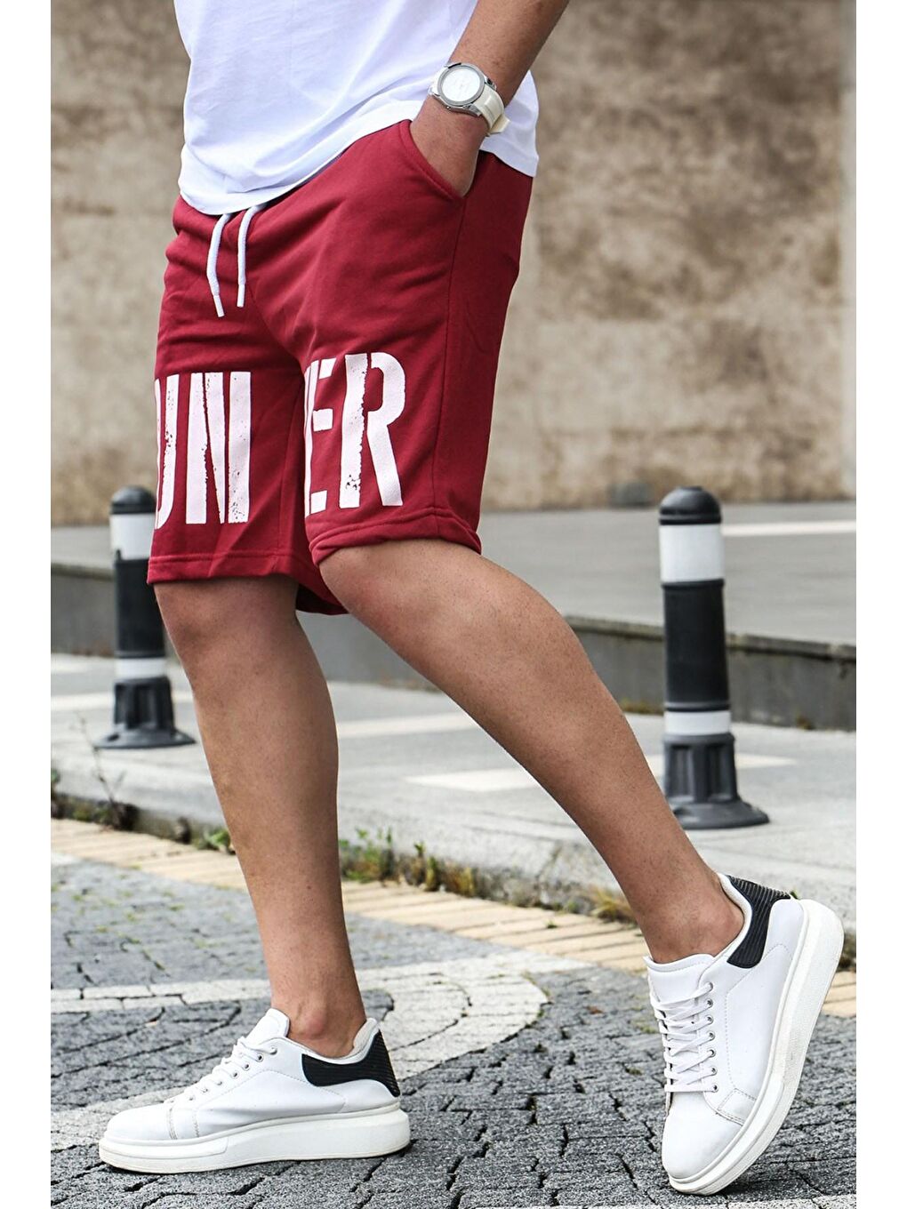 Bordo Erkek Regular Fit Şort 4843-2