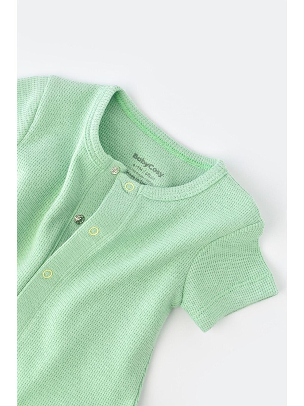 Turkuaz Organik Kısa Kollu Tulum csyw1013-2