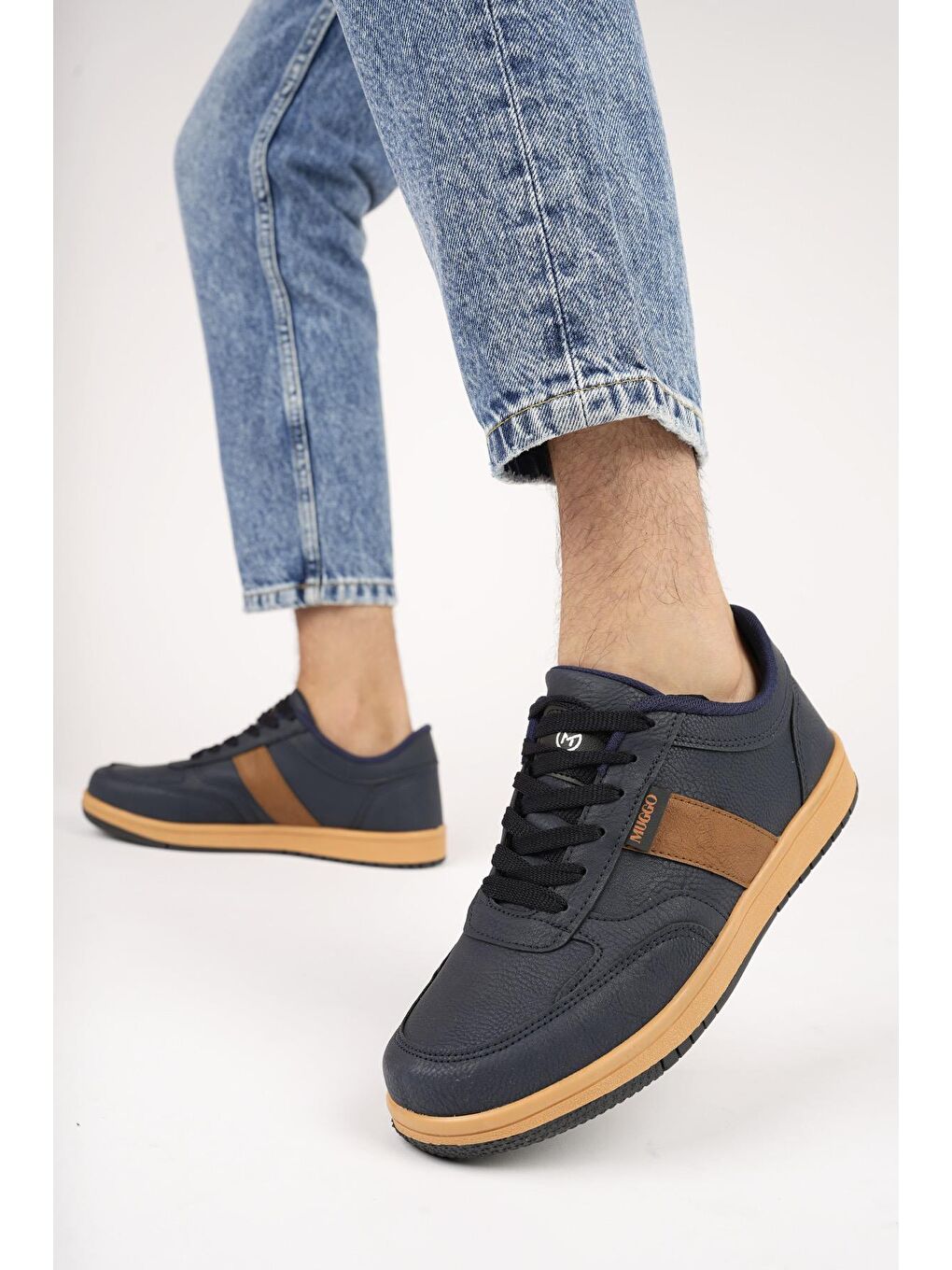 Lacivert Jima Erkek Günlük Casual Bağcıklı Sneaker Spor Ayakkabı-3