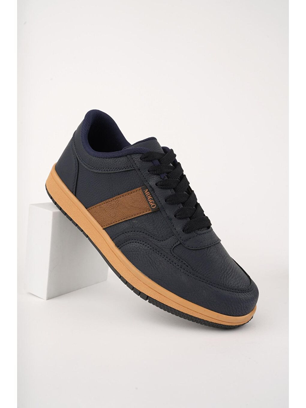 Lacivert Jima Erkek Günlük Casual Bağcıklı Sneaker Spor Ayakkabı-4