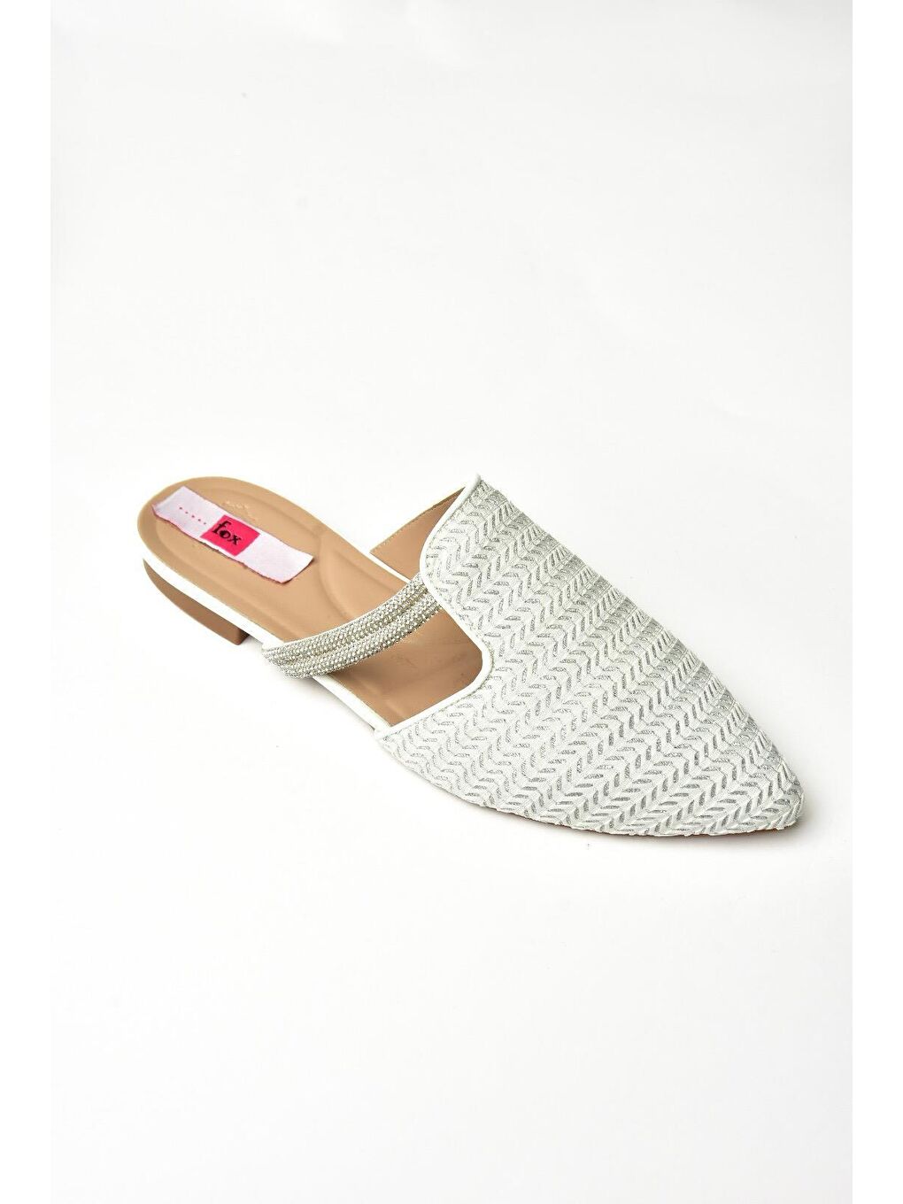 P8200314 Beyaz Kadın Terlik-1