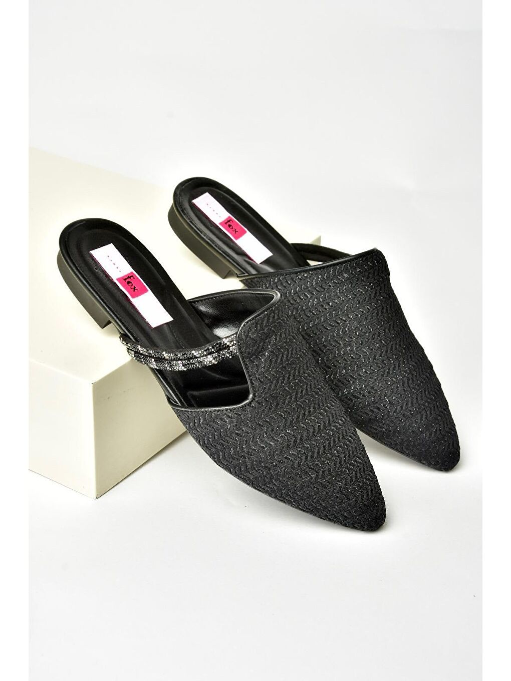 P8200314 Siyah Kadın Terlik-2