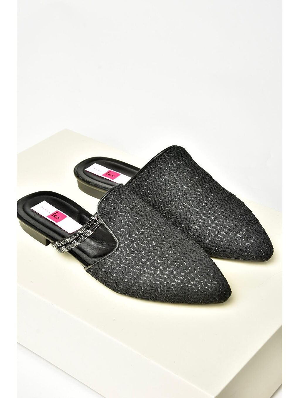 P8200314 Siyah Kadın Terlik-3