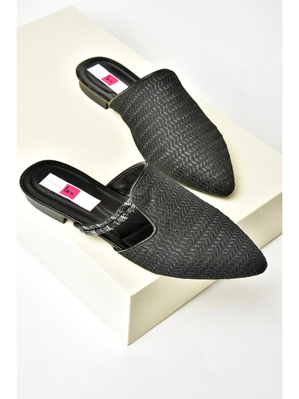 P8200314 Siyah Kadın Terlik-5