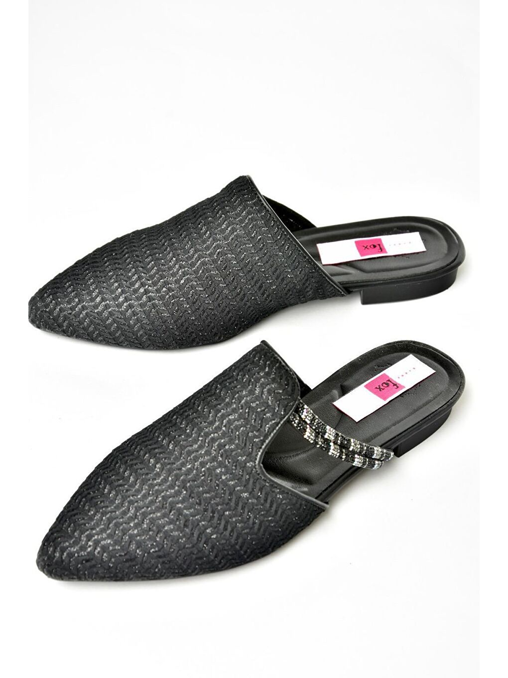 P8200314 Siyah Kadın Terlik-6