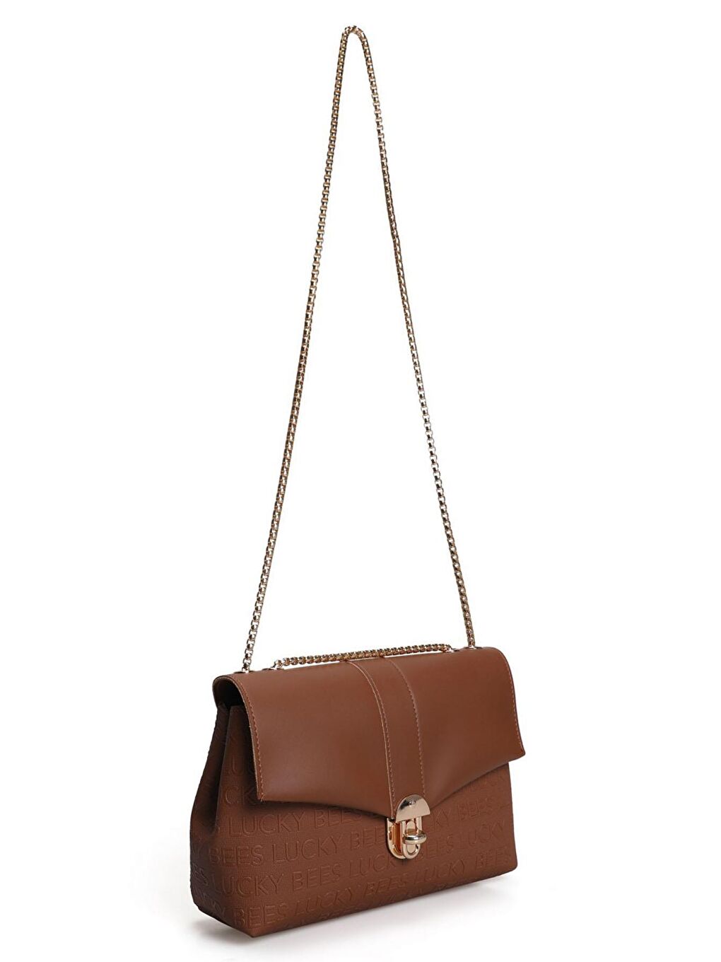 Sarı Desenli Kadın El ve Omuz Çantası-3