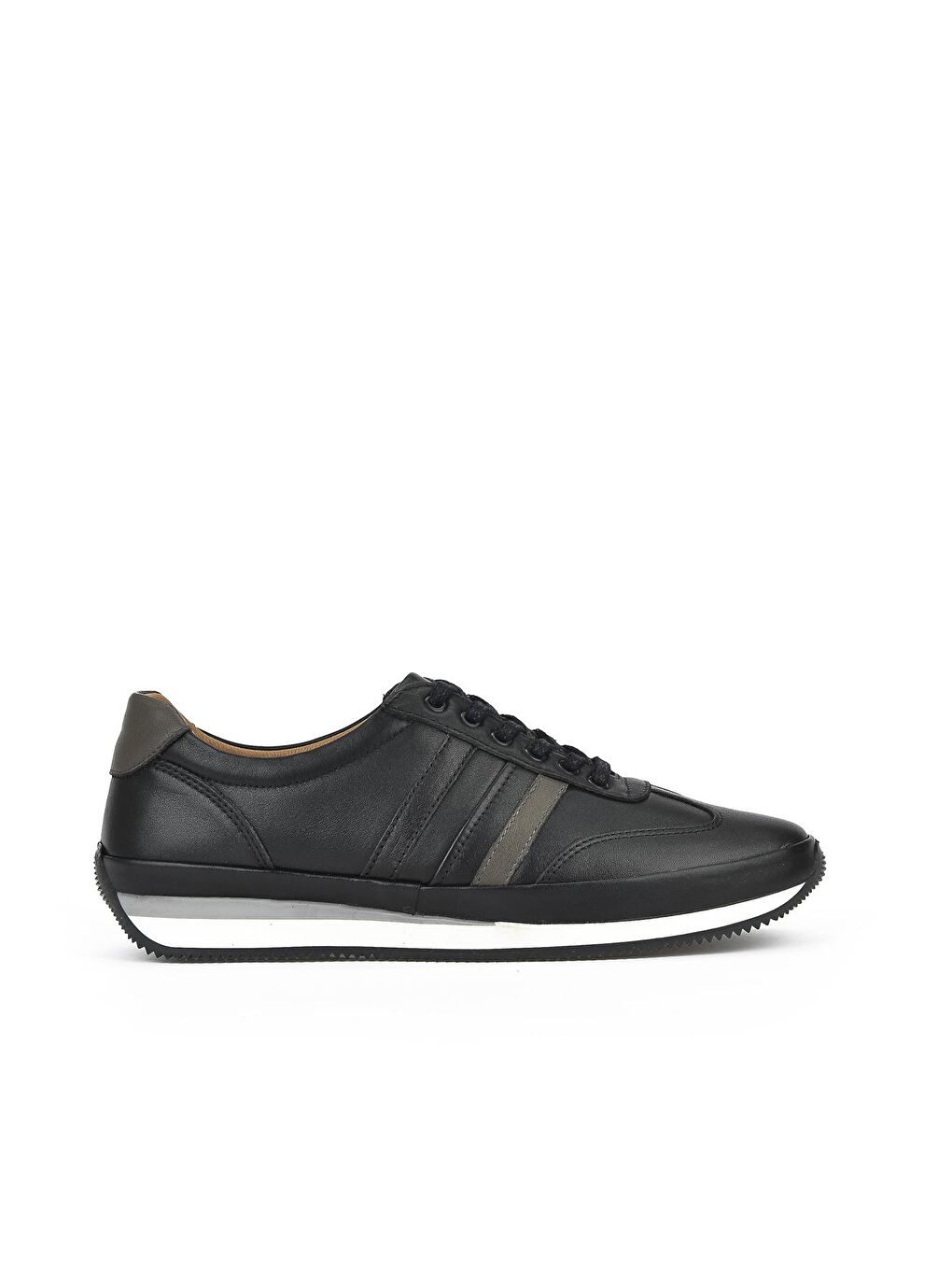 Ziya Ayakkabı Erkek Hakiki Deri Sneaker 1311002 060 Siyah
