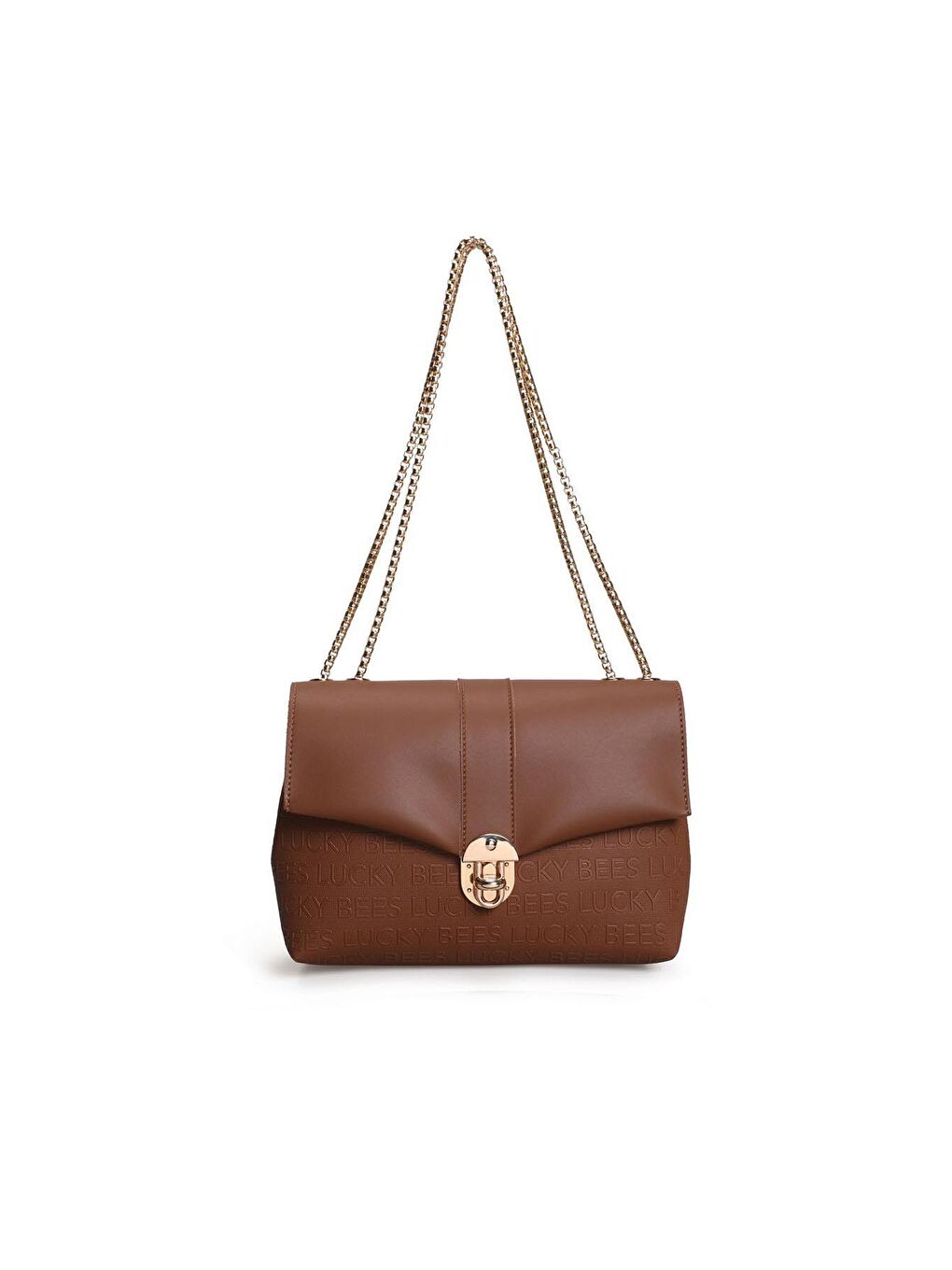 Sarı Desenli Kadın El ve Omuz Çantası-5