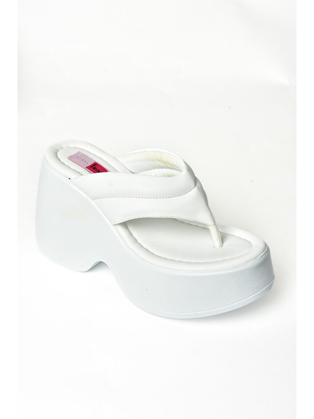 S9734017 Beyaz Kadın Terlik-1