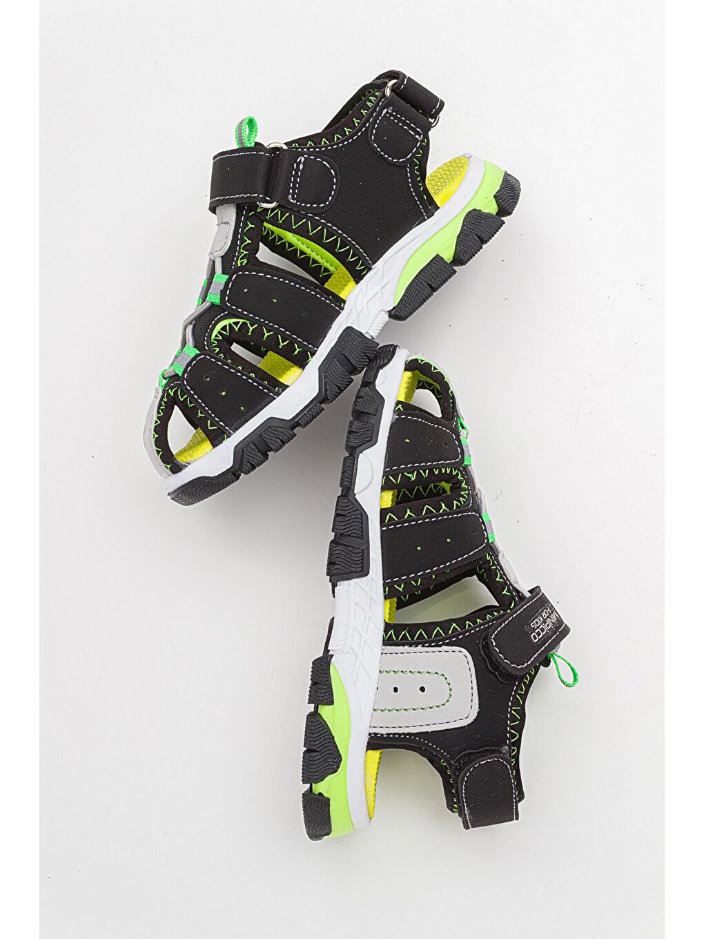 Erkek Çocuk Siyah Anatomik Outdoor Sandalet-3