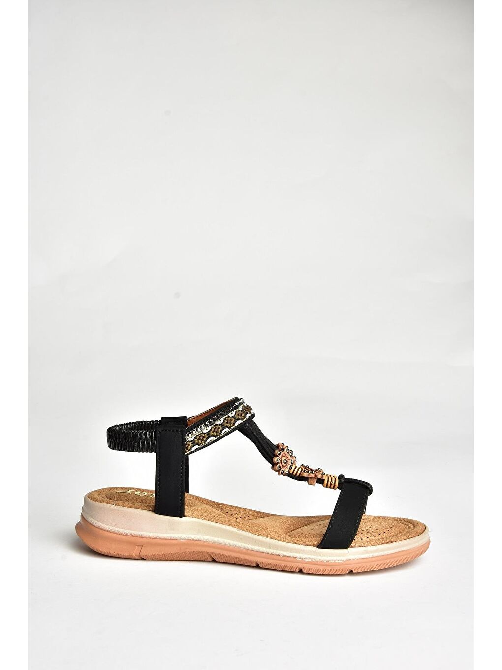 U2586152 Siyah Kadın Sandalet