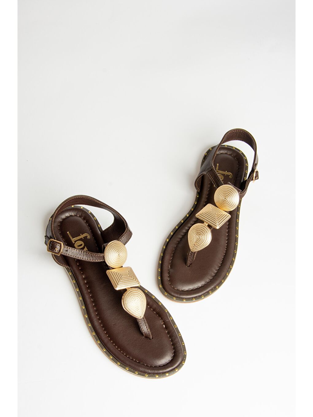 U2912400 Kahverengi Kadın Sandalet-2