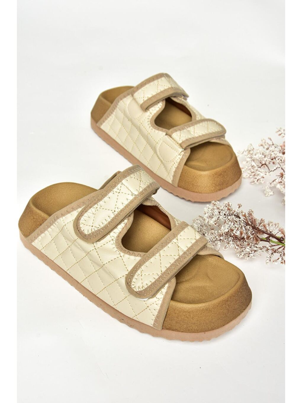 S8115462 Bej Kadın Terlik-2