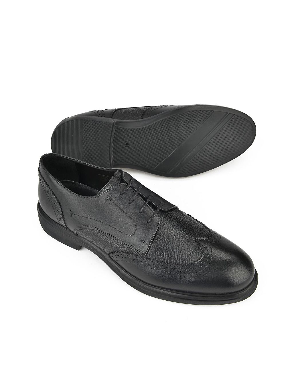 Erkek Hakiki Deri Ayakkabı 1331019Z222 Siyah-3