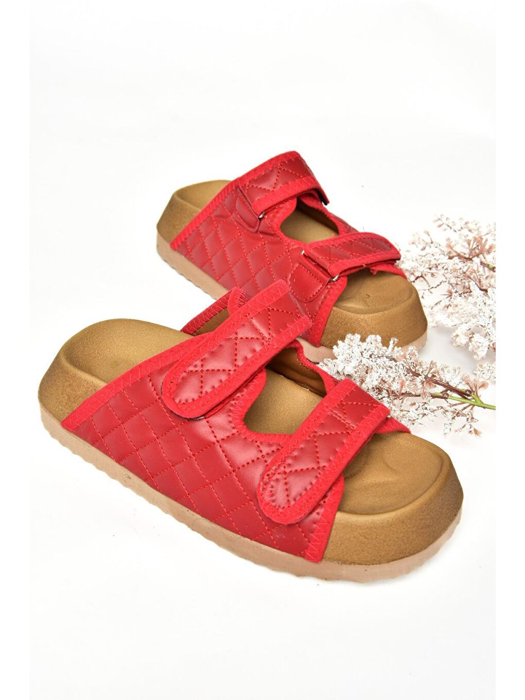 S8115462 Kırmızı Kadın Terlik-2