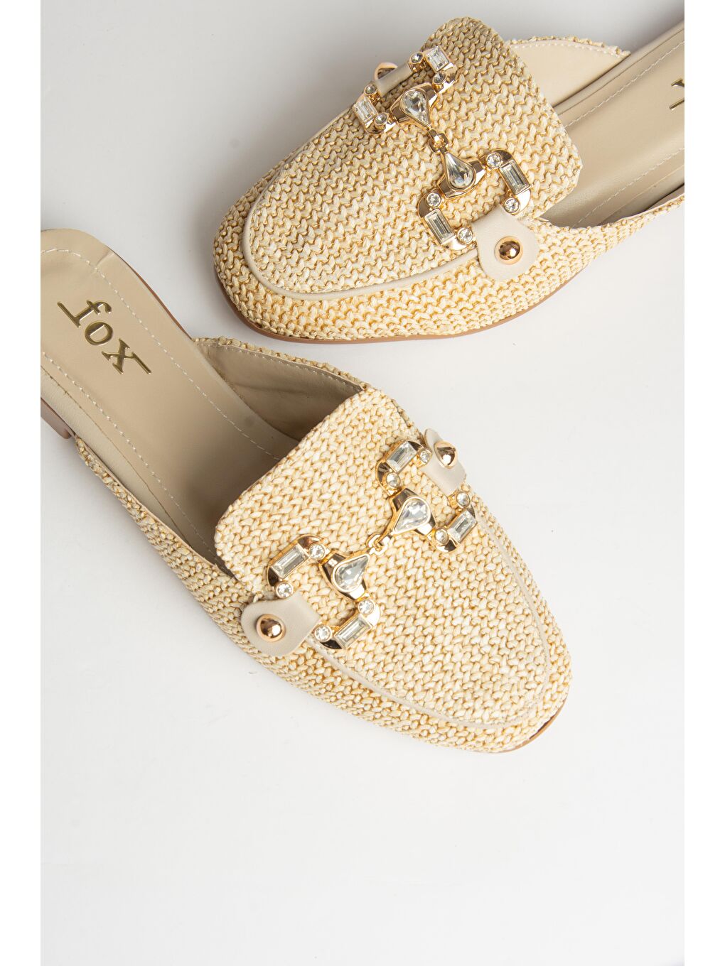 U2500091 Bej Kadın Terlik-1