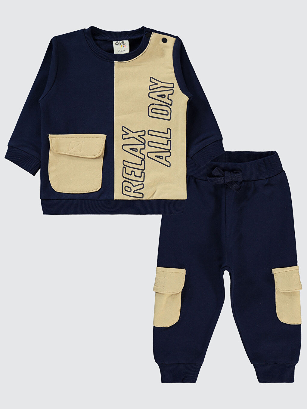 Baby Erkek Bebek Takım 6-18 Ay Lacivert