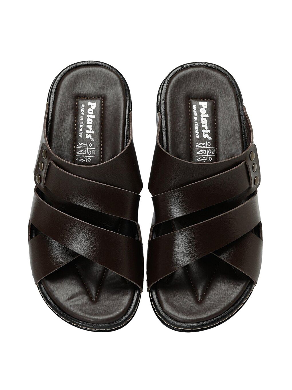 404006.M3FX Kahverengi Erkek Terlik-3