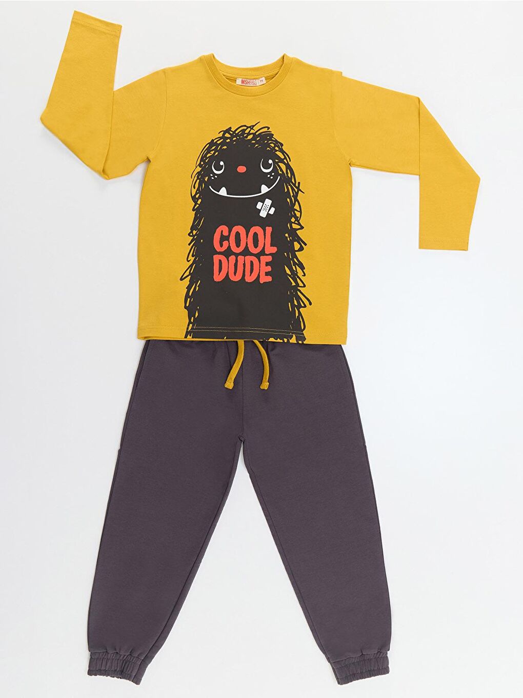 Denokids Karışık Cool Dude Erkek Çocuk T-shirt Pantolon Takım - 2