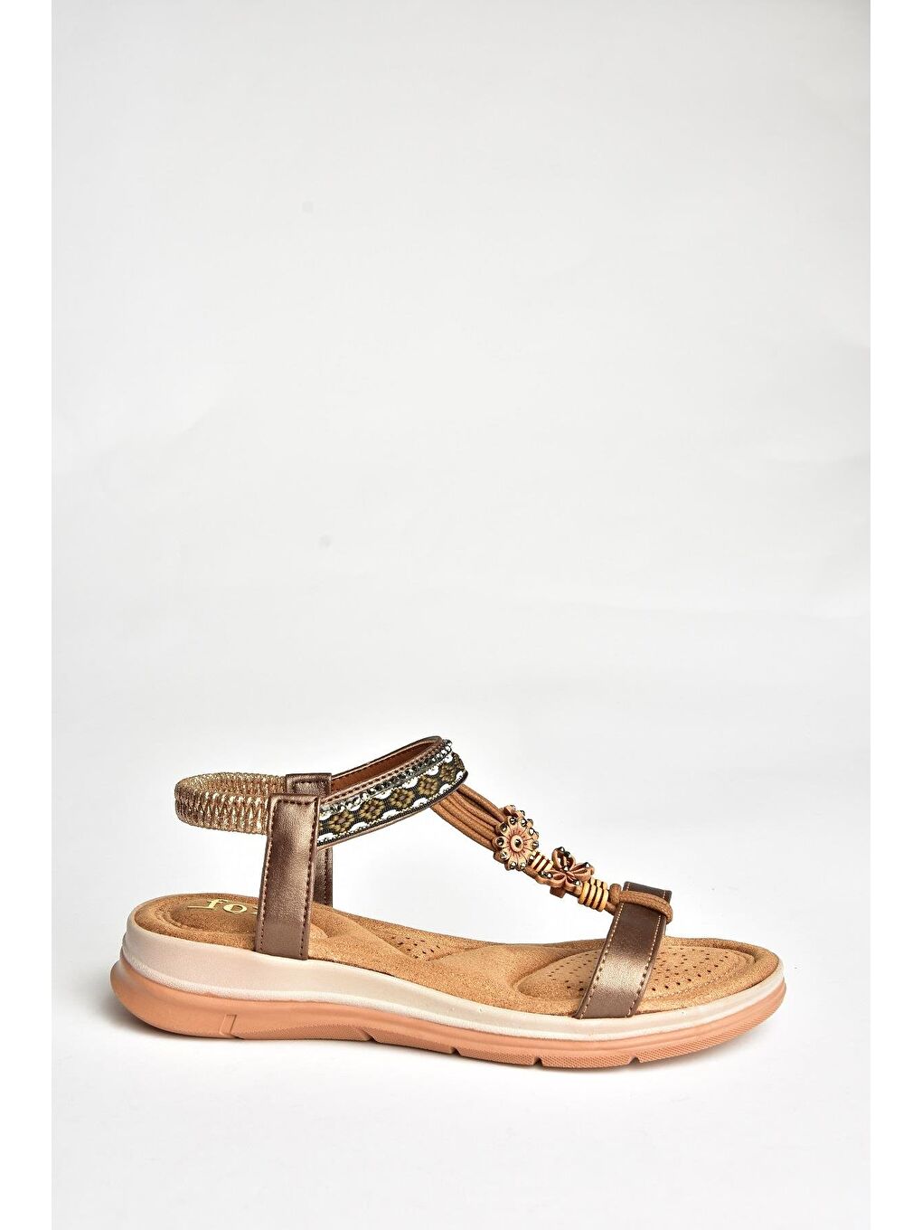 Turuncu U2586152 Bakır Kadın Sandalet
