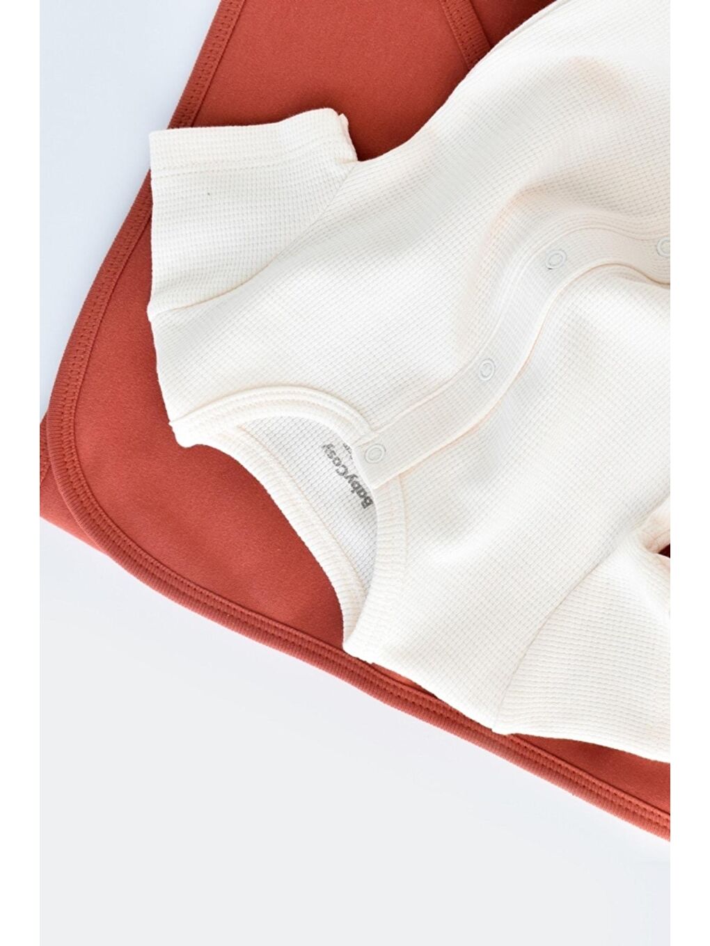 Ekru Organik Kısa Kollu Tulum csyw1014-1