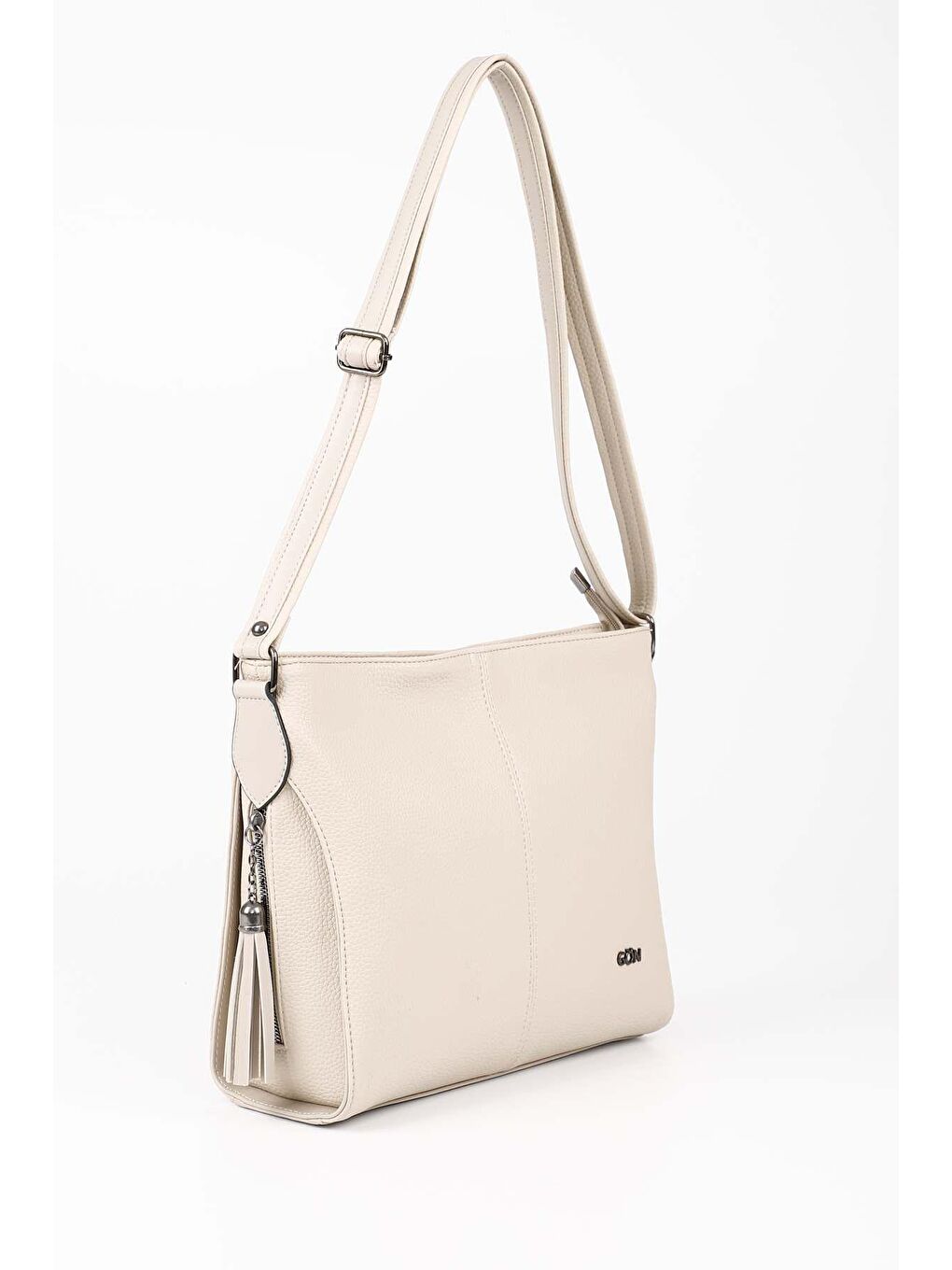 Bej Büyük Boy Kadın Omuz Çantası B6818-1