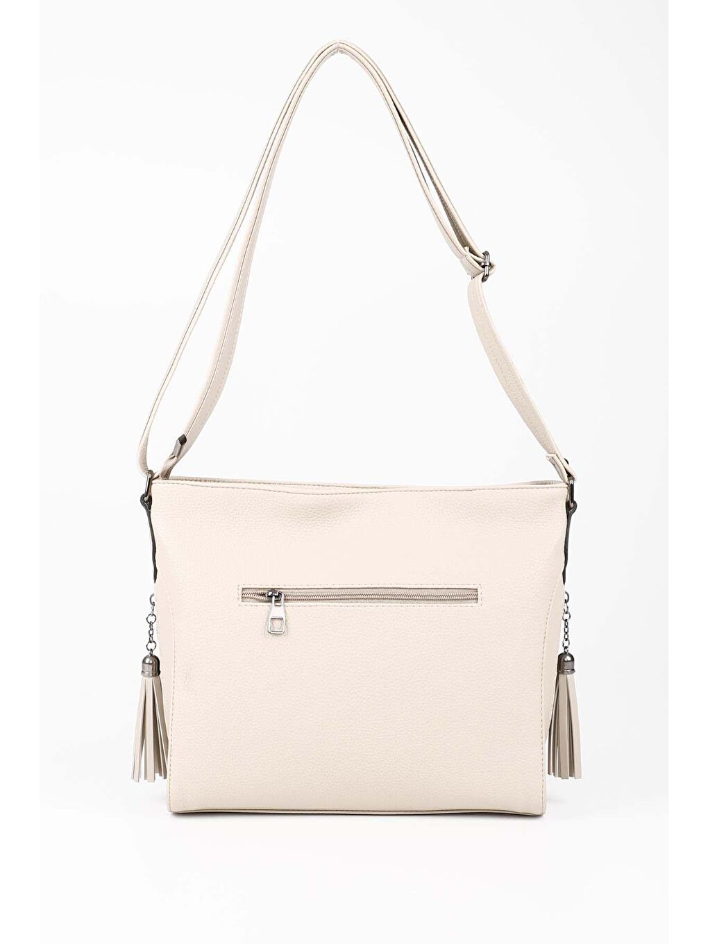 Bej Büyük Boy Kadın Omuz Çantası B6818-3