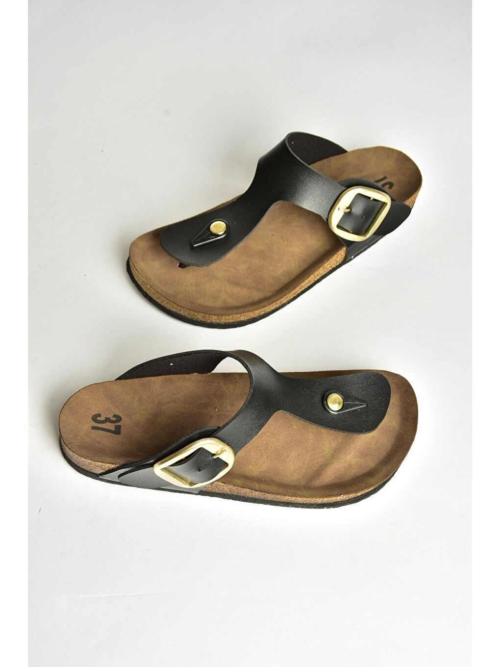 U7779170 Siyah Kadın Terlik-1