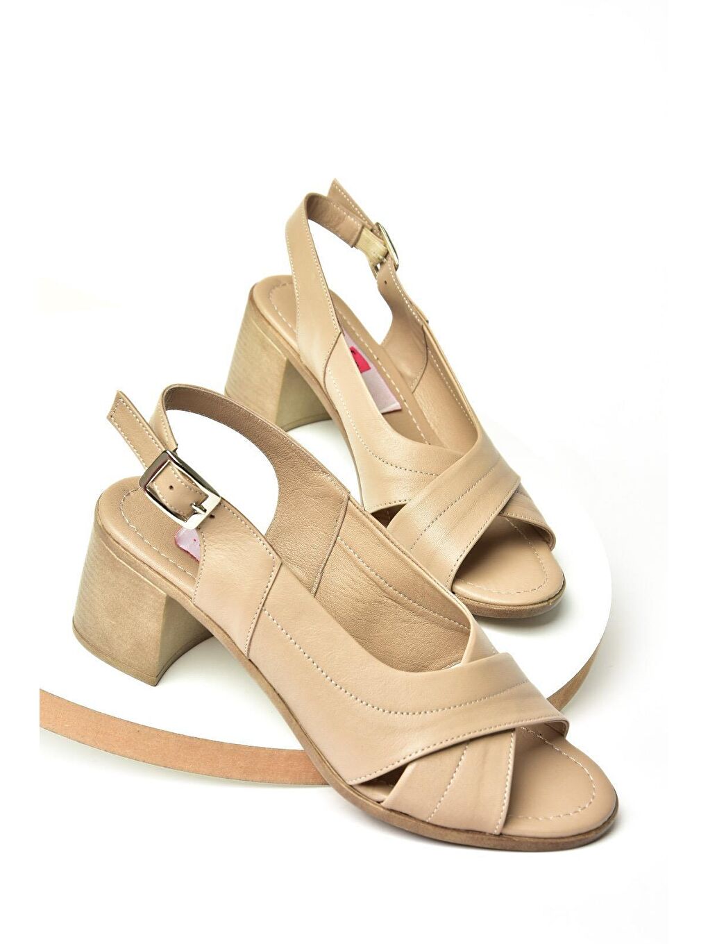 P5554522 Bej Kadın Sandalet-3