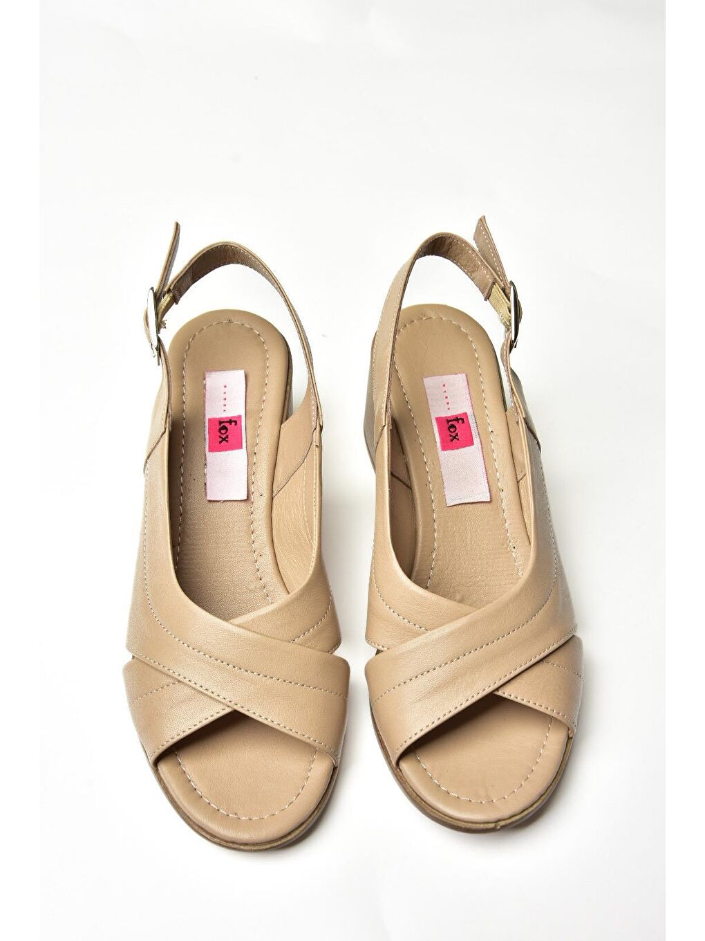 P5554522 Bej Kadın Sandalet-4
